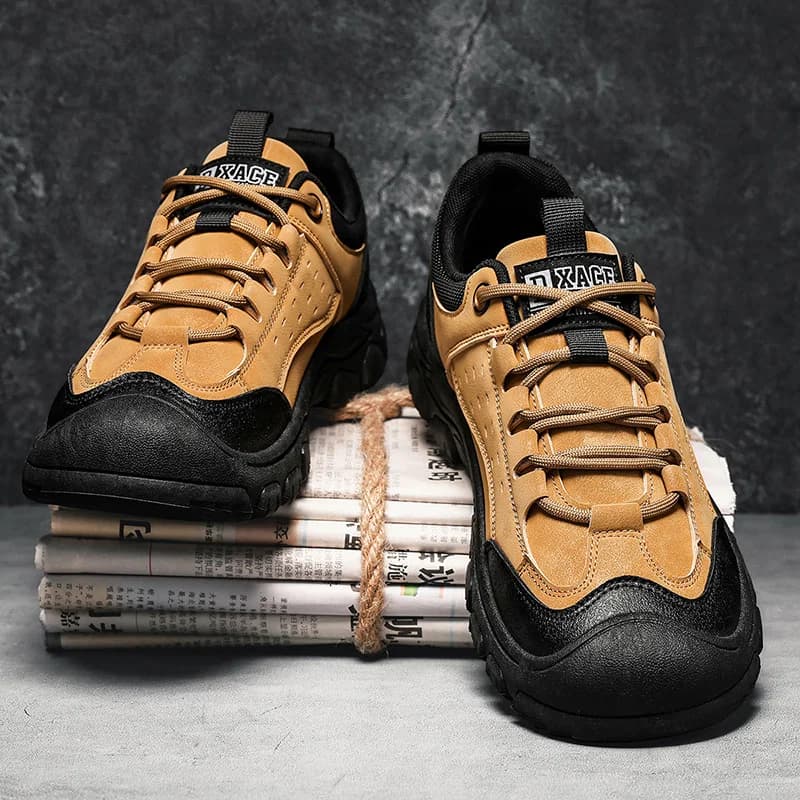 Scarpe da ginnastica da uomo Moda Trekking Scarpe da campeggio Autunno Scarponi da trekking antiscivolo impermeabili per uomo Scarpe sportive con suola da esterno Zapatos