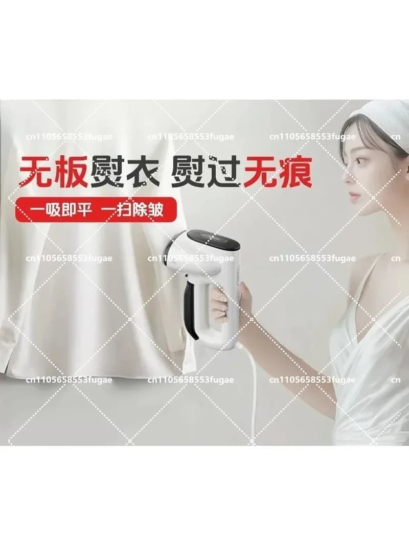 Compact Lightweight Portable Travel Handheld Hanging Iron with Suction Steam for Clothes Garment Steamer