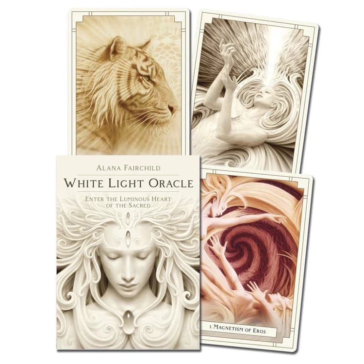 Mazzo di tarocchi Carte Oracle inglesi complete per la luce bianca Waite Alice Series Carte dei tarocchi Giochi da tavolo per uso personale