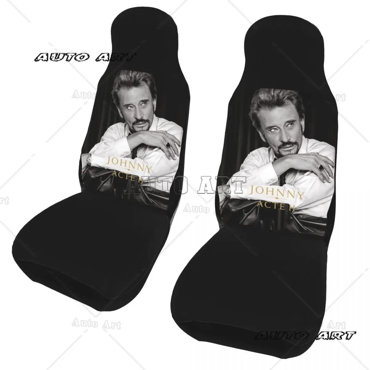 Johnny Hallyday Car Seat Cover Protector Interior Accessories for All Types of Models Singer Star Seat Bearing/Water Lining Fishing