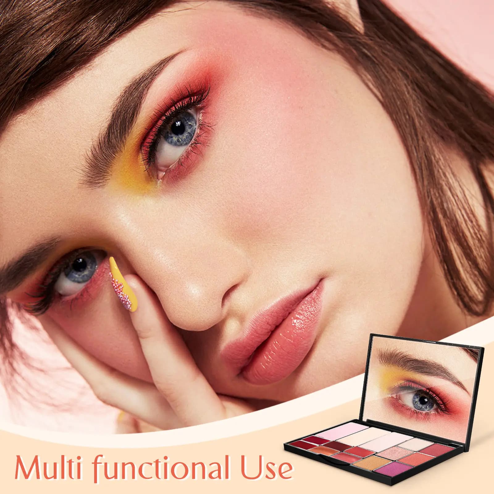 Palette Vuota Fai-da-te Magnetica per Trucco, Ombretti, Blush e Illuminanti - Personalizzabile con Magnete Potente