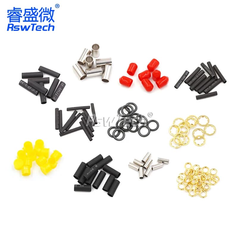 50 PZ SMA female head male nut seal piece pressure tube stopper anti-dust ring waterproof tube accessories SMA
