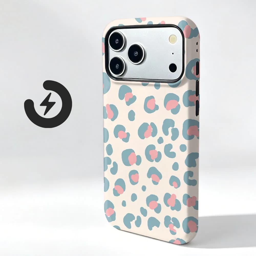Magnetic Phone Case For Xiaomi 13T Pro 17 15 13 14 Pro Ultra Cute Leopard Print 2 in 1 Film Shell Bumper Cover Fundas