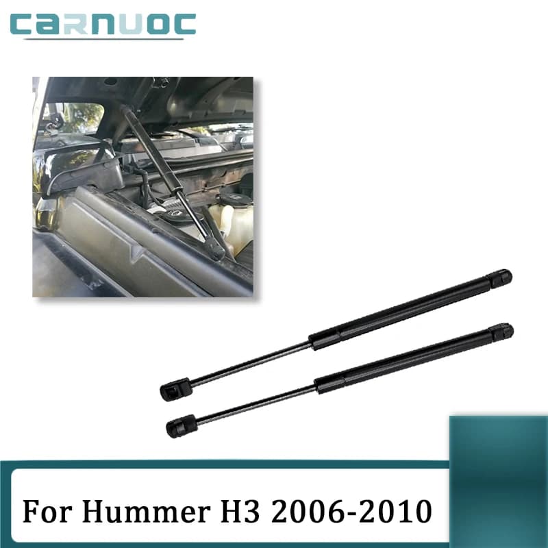 Set di 2 Pezzi per Hummer H3 2006-2010, Supporto Ammortizzatore a Gas per Cofano Anteriore, Accessori Auto