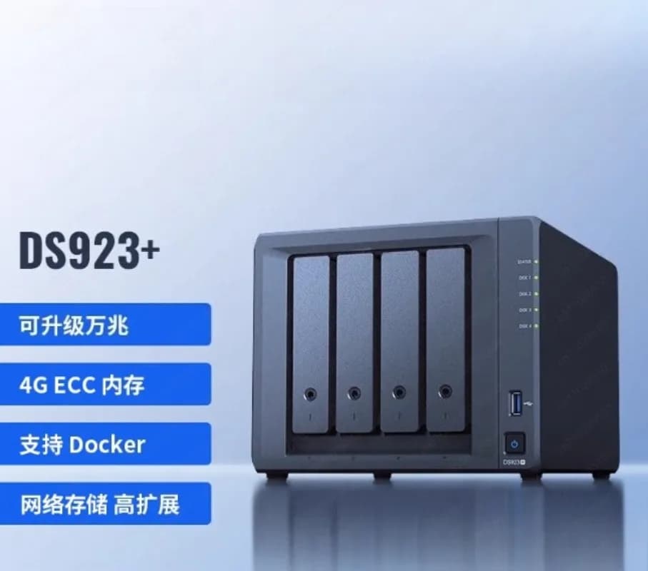 DS925 + Server di archiviazione di rete NAS a 4 bit, backup dati, condivisione di file