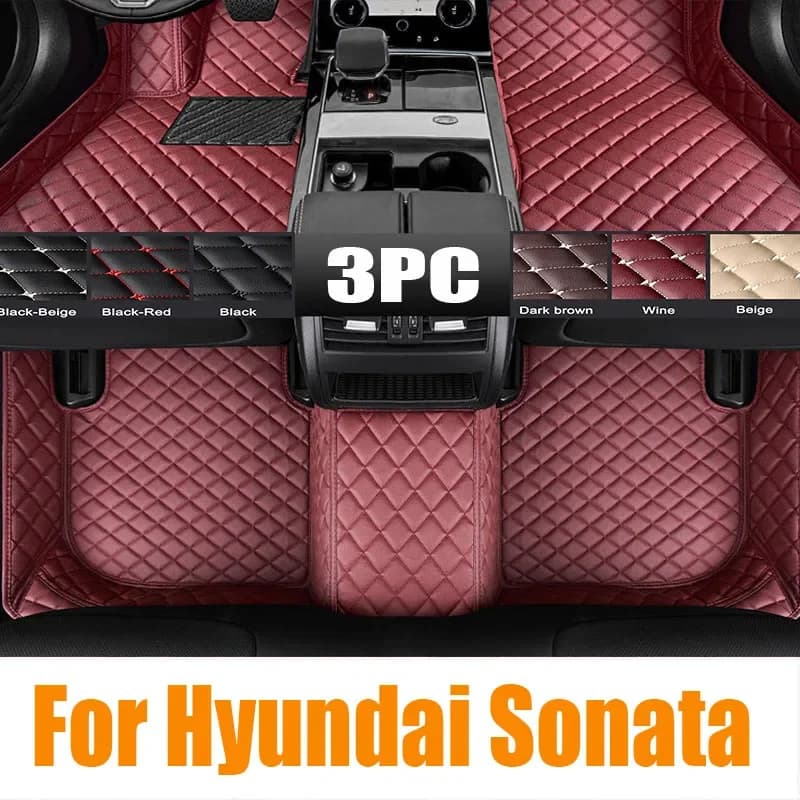 Tappetini per auto personalizzati in TPE per Hyundai Sonata 9th Generation 2015 2016 2017 2018 Tappeto impermeabile Accessori per interni auto 0531