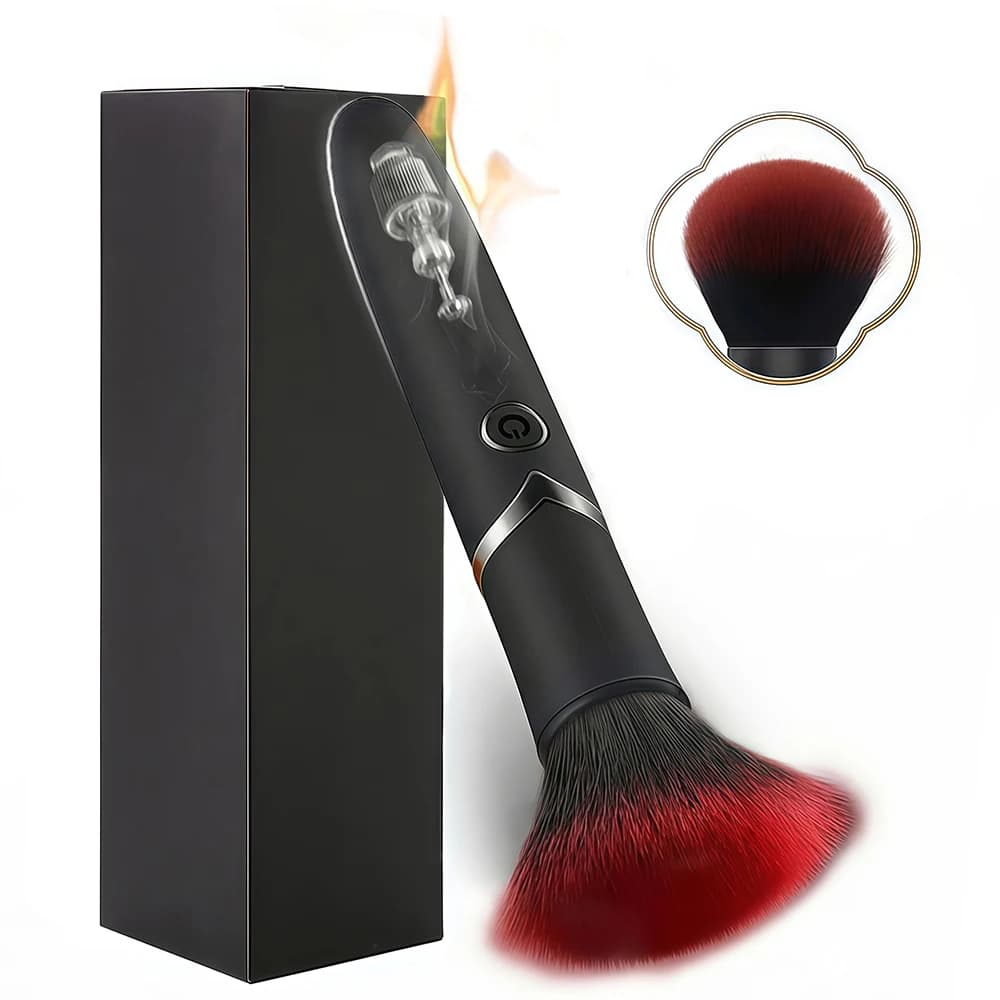Vibratore a Forma di Pennello per Trucco, Massaggiatore per Punto G e Vagina, Dildo Potente, Stimolatore per Clitoride e Capezzoli, Masturbatore, Giocattoli Sessuali per Adulti