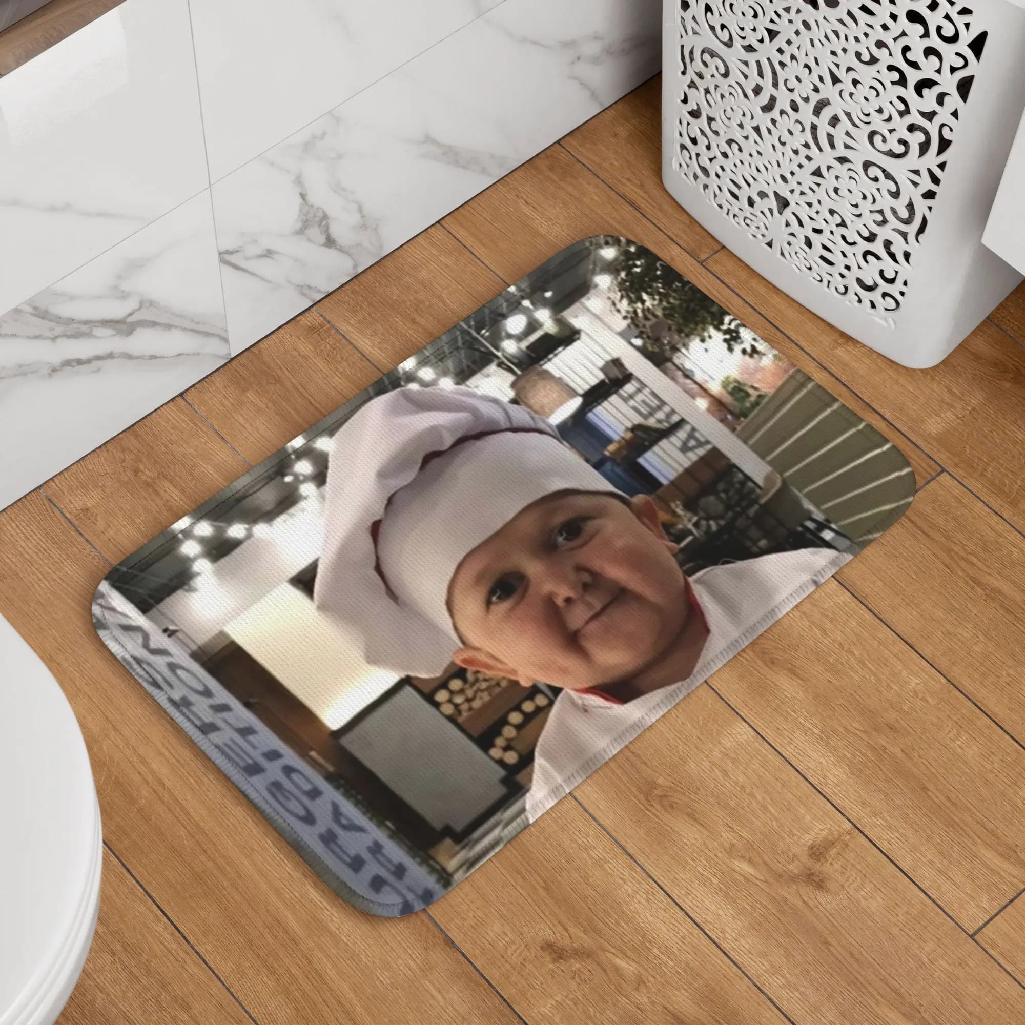 Tappetino personalizzato Hasbulla Cooking Master, tappetino antiscivolo per cucina, bagno, balcone, 40*60 cm