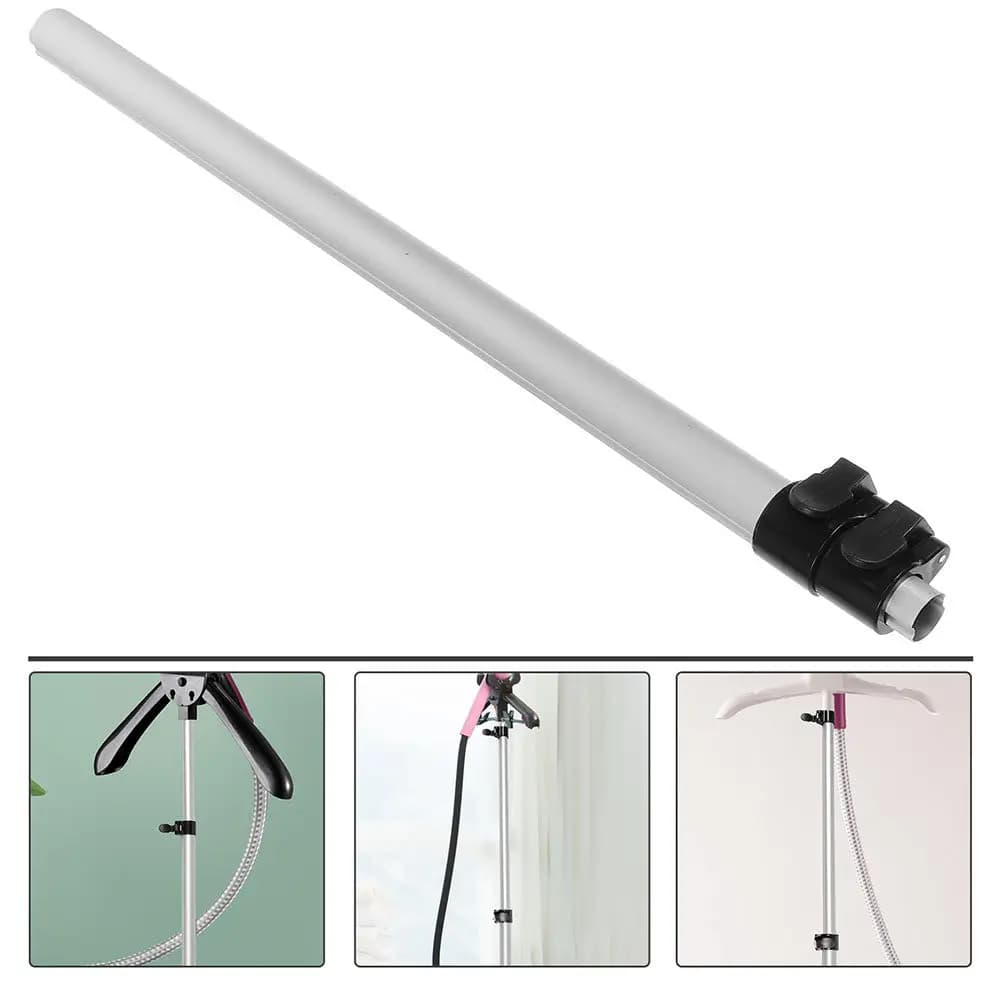 2Pcs Aluminum Alloy Telescopic Rod Adjustable Support for Clothes Steamer Garment Hanging Steaming Rack Stand Steam Iron Stand