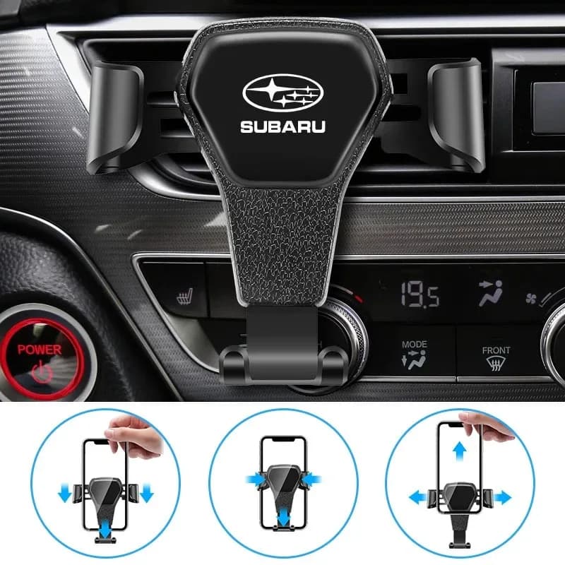 Gravity Car Phone Holder Air Vent GPS for Subaru Accessories with BRZ Crosstrek Outback STI Forester Tribeca Impreza Ascent WR