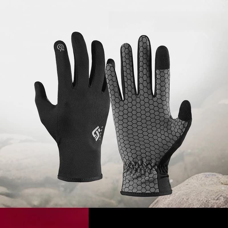 Summer Anti-slip Breathable Outdoor Gloves Quick Dry Wear Resistant Sun Proof Gloves for Hiking Climbing Cycling Outdoor Sports