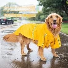 Reflective belt pet dog raincoat large-sized pet coat, pet clothing, dog, wooden teddy bear, large-sized dog, small dog raincoat