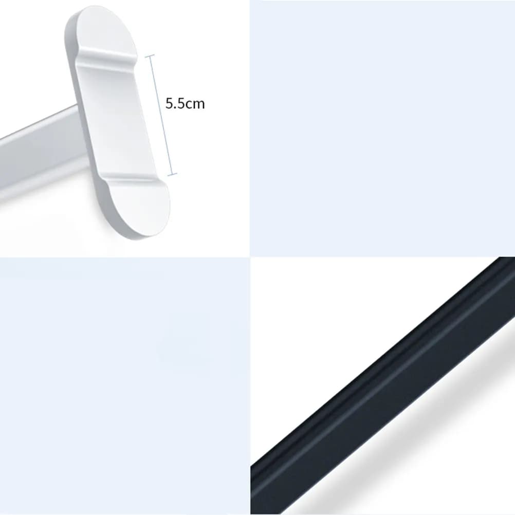Headphone Holder Stand Black High Quality Aluminum Headphone Bracket for Desk Office Laptop Minimalist Decor Earphone