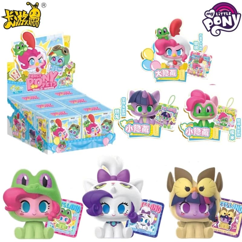 KAYOU Genuino My Little Pony Card FANCY PONY PETS Ciondolo bambola Originale Anime Periferico Gioco Collezione Giocattolo Regali per Gli Amici