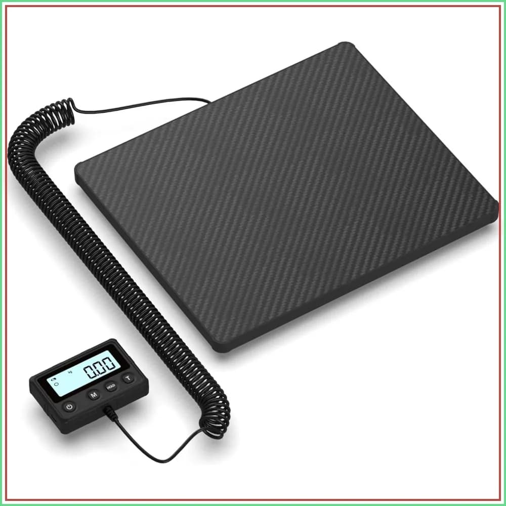 Digital Shipping Scale 440lb/10g Accuracy, Postal Scale with Hold & Tare, for Packages, Luggage, Warehouse, Home Use