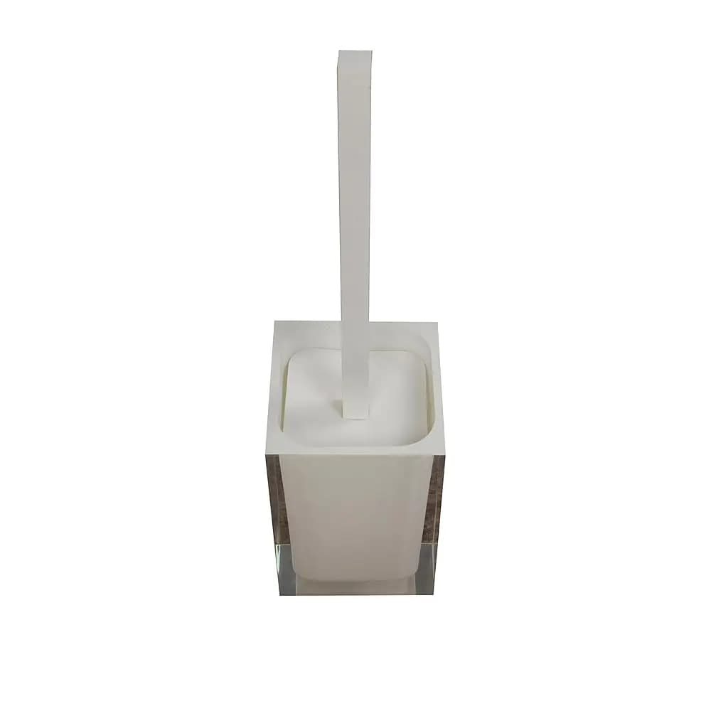 Spedizione gratuita - Portascopino per WC, bianco