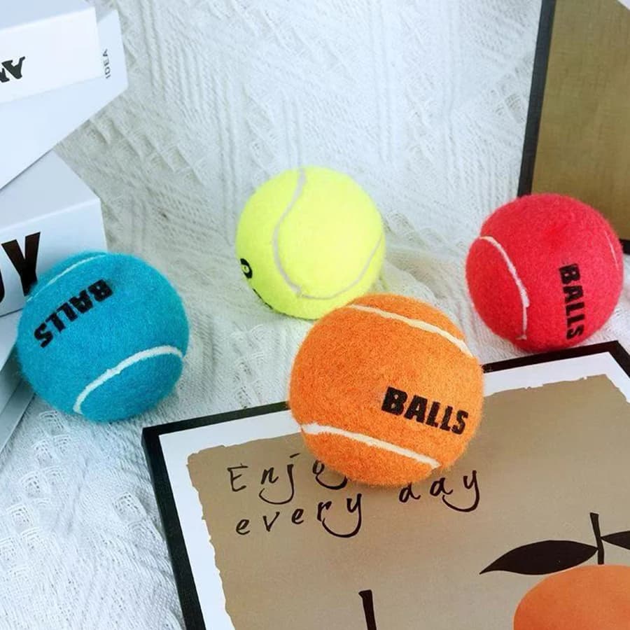 Dog Pet Tennis Interactive Toy Chew Ball High Bouncy Ball Kids Ball For Pet Dog Supplies Hot Sale Puppy Accesorios