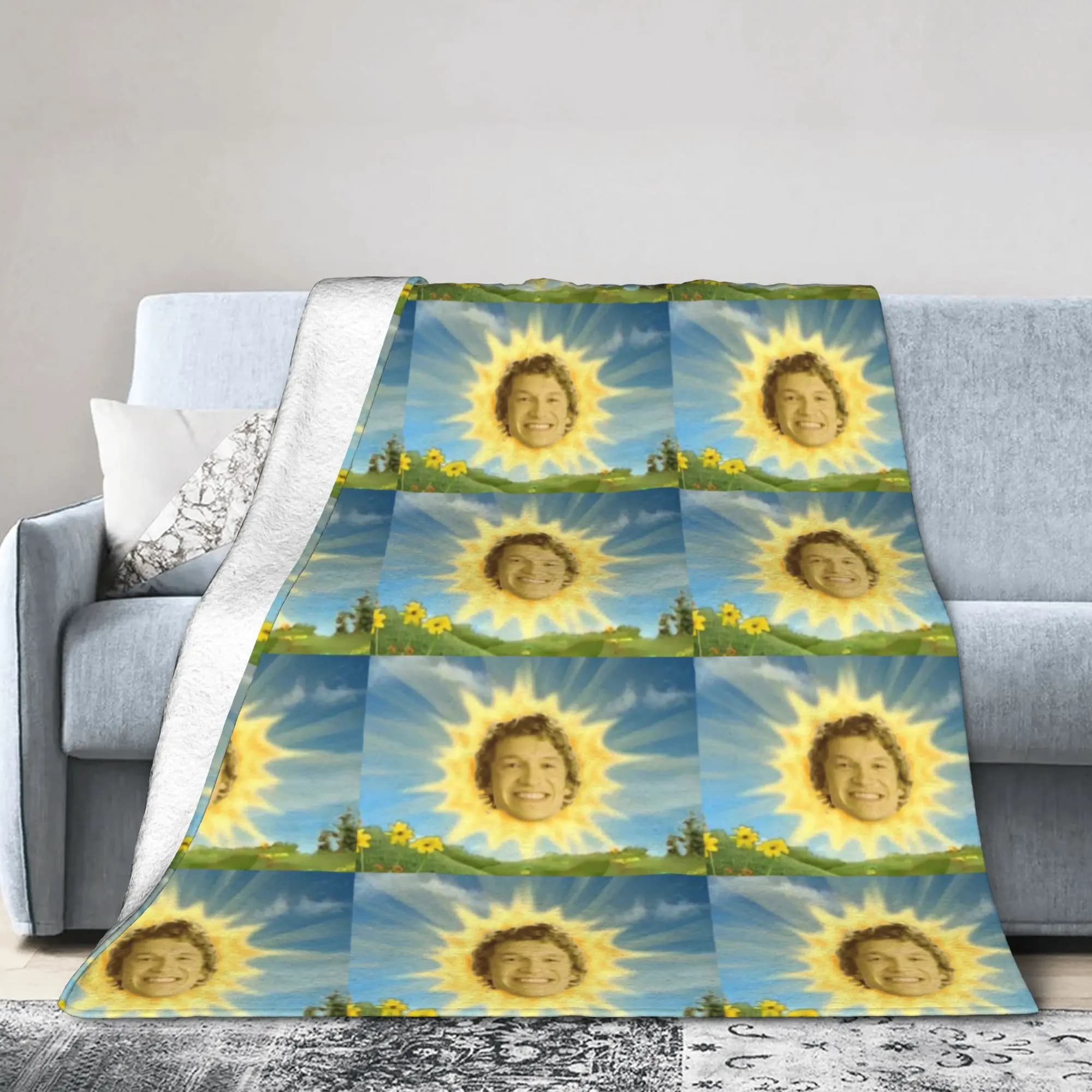 Heated Rivalry Ilya Rozanov Reaction Photo Blanket Coperte in flanella carine, divertenti e calde per la decorazione della coperta da letto e dell'ufficio