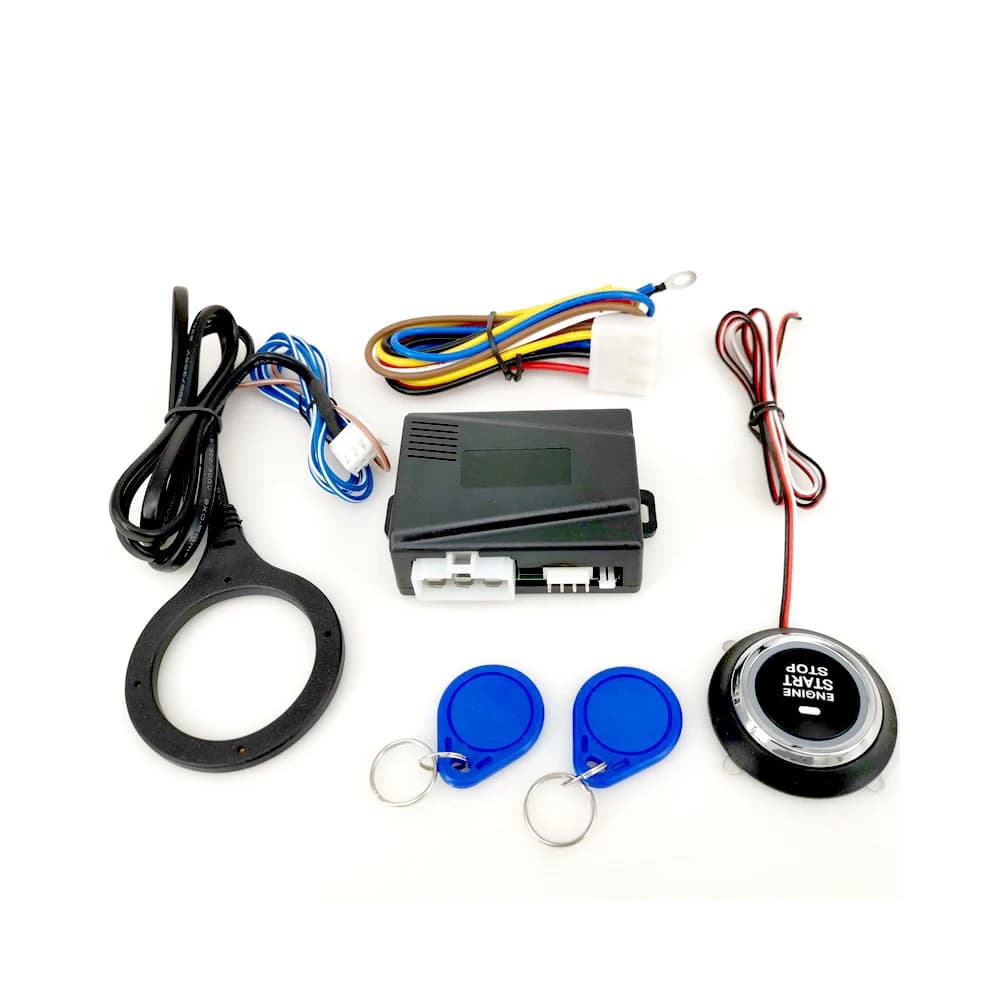 12V Car Engine Push Start Button Ignition Starter Keyless Engine Start Stop System Push Button Remote Engine Starts