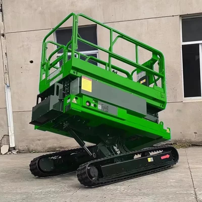 【Specializzato】Elevatore Idraulico per Carichi, Piattaforma Elevatrice a Forbice Elettrica per Magazzino, Altezza Minima di Sollevamento 6M con Pompa Motore