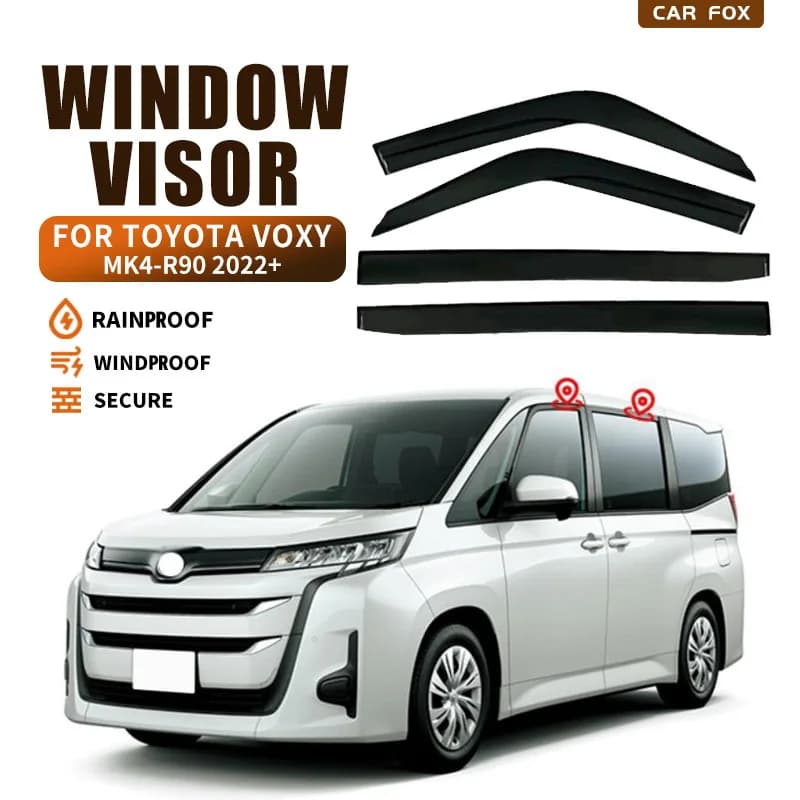 Per Toyota Voxy 2001-2022 + Finestra di Automobile Visiera Tenda Shelter Parabrezza Finestrino Laterale Pioggia Parasole Accessori Auto