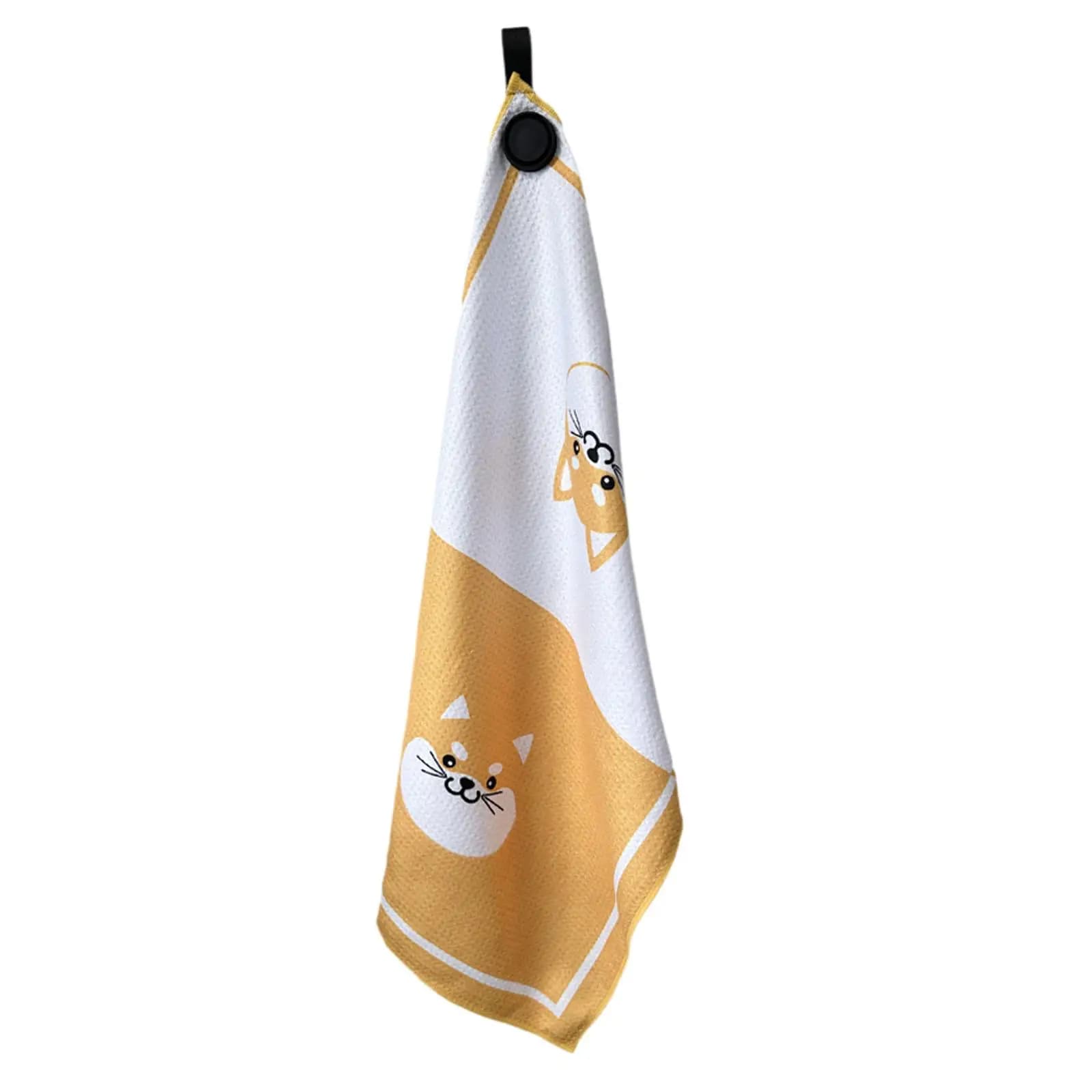 Asciugamano per Palline da Golf con Mini Custodia Magnetica, Panno in Microfibra per Pulizia e Protezione per Carrelli e Mazze da Golf