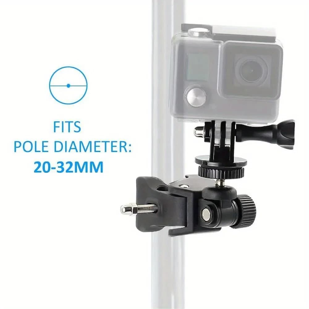 For Gopro 12 11 10 9 8 7 6 5 Mounting bracket for bike dumbbell for Go Pro DJI Insta360 SJCAM Support Action Camera