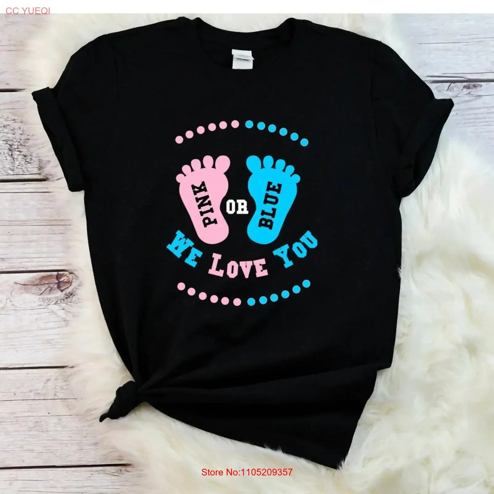 Rosa o blu ti amo genere rivela T Shirt festa unisex baby shower vintage Lavato Casual Versatile abiti firmati Unisex