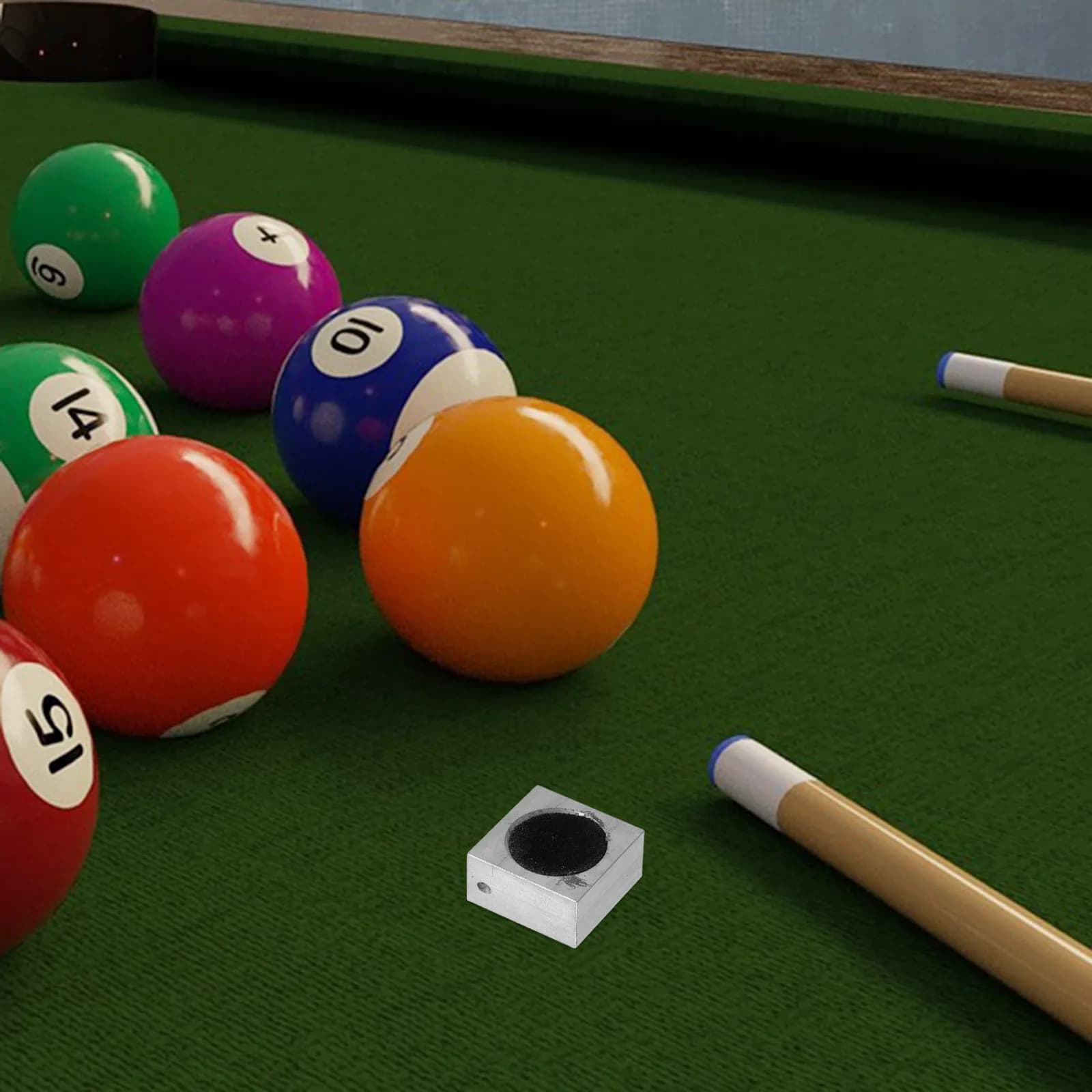 Affilatore di precisione in alluminio per puntali di stecche da biliardo, snooker, per modellare, rifilare, lucidare e riparare, con durata prolungata