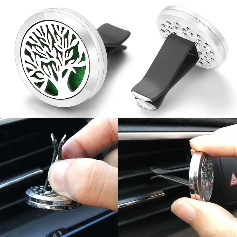 New aromatherapy good omen clouds, heart shape, perfume diffuser flowers for car clip deodorant pendant for car jewelry vent