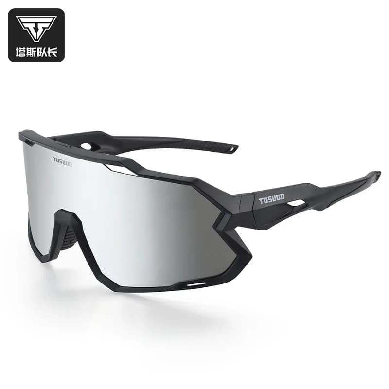 TOSUOD Occhiali da bicicletta con montatura per miopia Occhiali da bici polarizzati con lenti UV400 Occhiali da sole per ciclismo su strada MTB per sport all'aria aperta