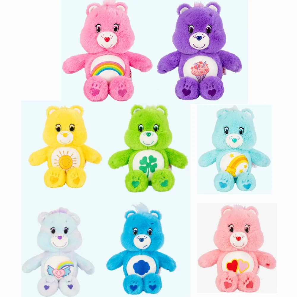 Care Bears Peluche 33cm, Bambola di Cartone Animato, Giocattolo Confortante per Bambini, Regalo Perfetto per Compleanni e Festività, Ornamento per la Casa