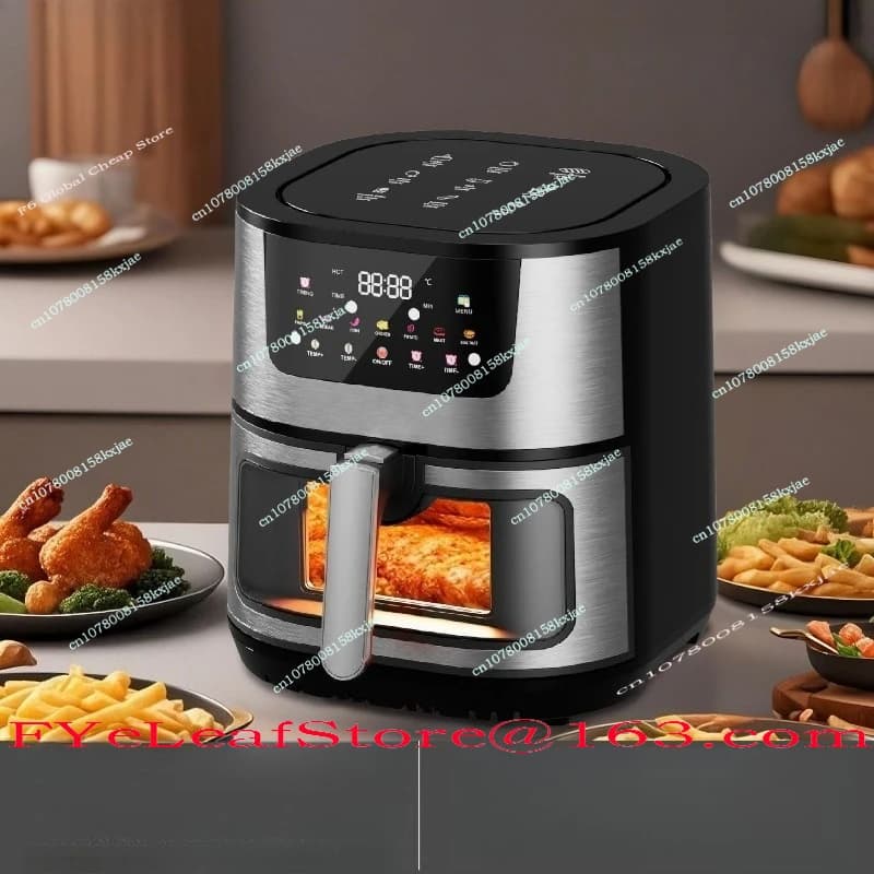 15L Touch Oven Aluminized Non-stick Pan Coated Visual Electric Oven Household 110V Air Fryer