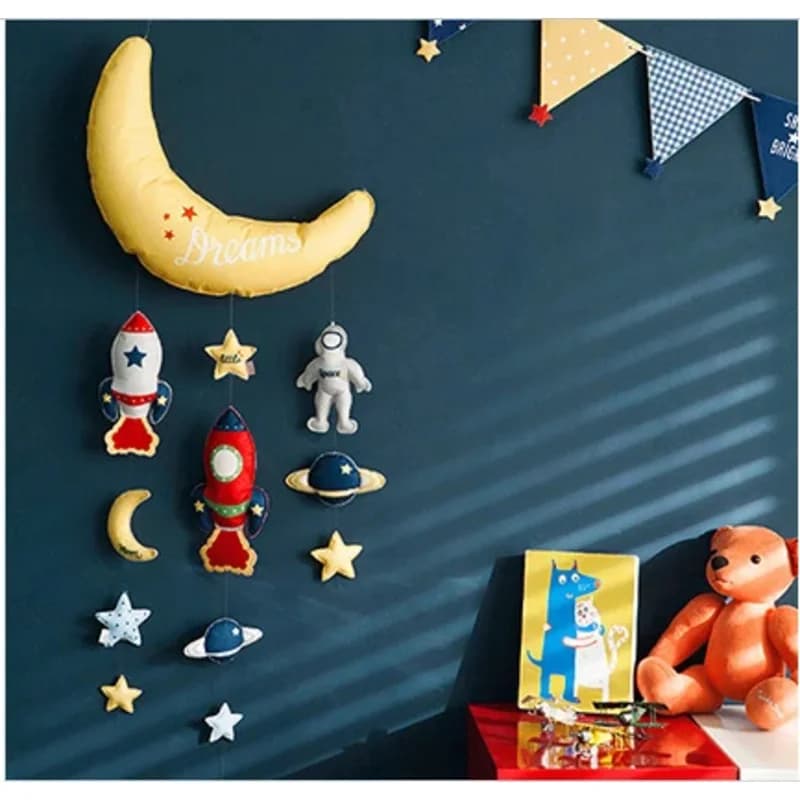 Nursery Wall Hanging Nordic Style Cloud Decoration Dream Catcher Ornaments Kids Bed Tent Room Decor