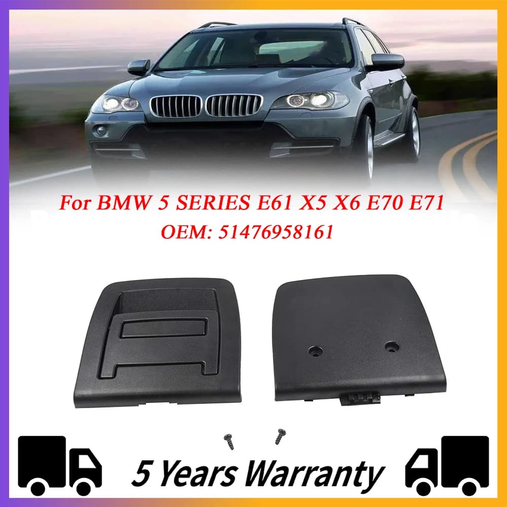 51476958161 Car Rear Trunk Tail Cover piastra inferiore Mat pavimento tappeto tronco maniglia foro chiave nuovo per BMW serie 5 E61 X5 X6 E70 E71