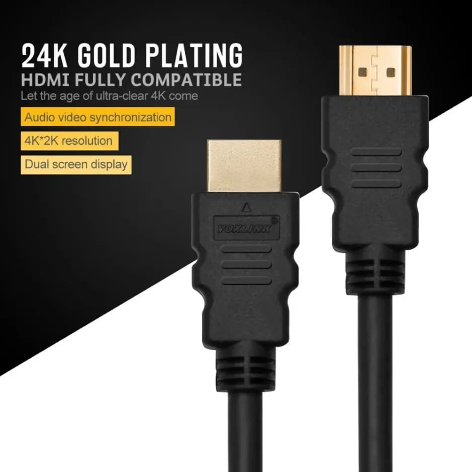 HDMI Cable Compatible Gold Plated 1.4 4K 1080P 3D for HDTV Splitter Switcher HDMI to HDMI cable