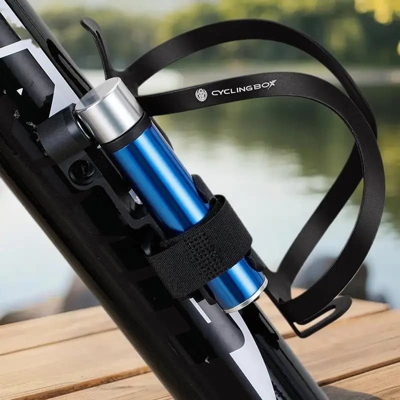 Mini Pompa per Bicicletta in Lega di Alluminio, Portatile per Bici da Strada e Mountain Bike, Attrezzatura per Gonfiaggio Pneumatici, Accessorio per Ciclismo Outdoor