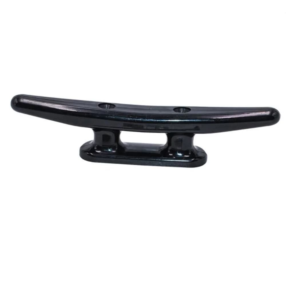 WF-Black Nylon Boat Cleat 6 pollici - Morsetto per corda, morsetto per kayak, morsetto per banchina - Perfetto per decorazioni marine, da ponte, nautiche