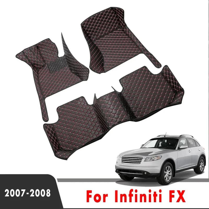 Car Floor Mats For Infiniti FX 2007 2008 Carpets Car Waterproof Custom Interior Accessories Foot Pads Rugs Accessories Covers