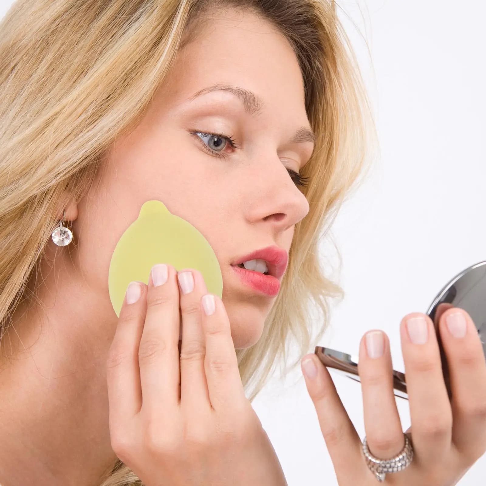 Set di 3 Spugne Premium per Trucco, Spugna Morbida in Poliuretano per Fondotinta, Utilizzo a Secco e Bagnato, Effetto Aerografo