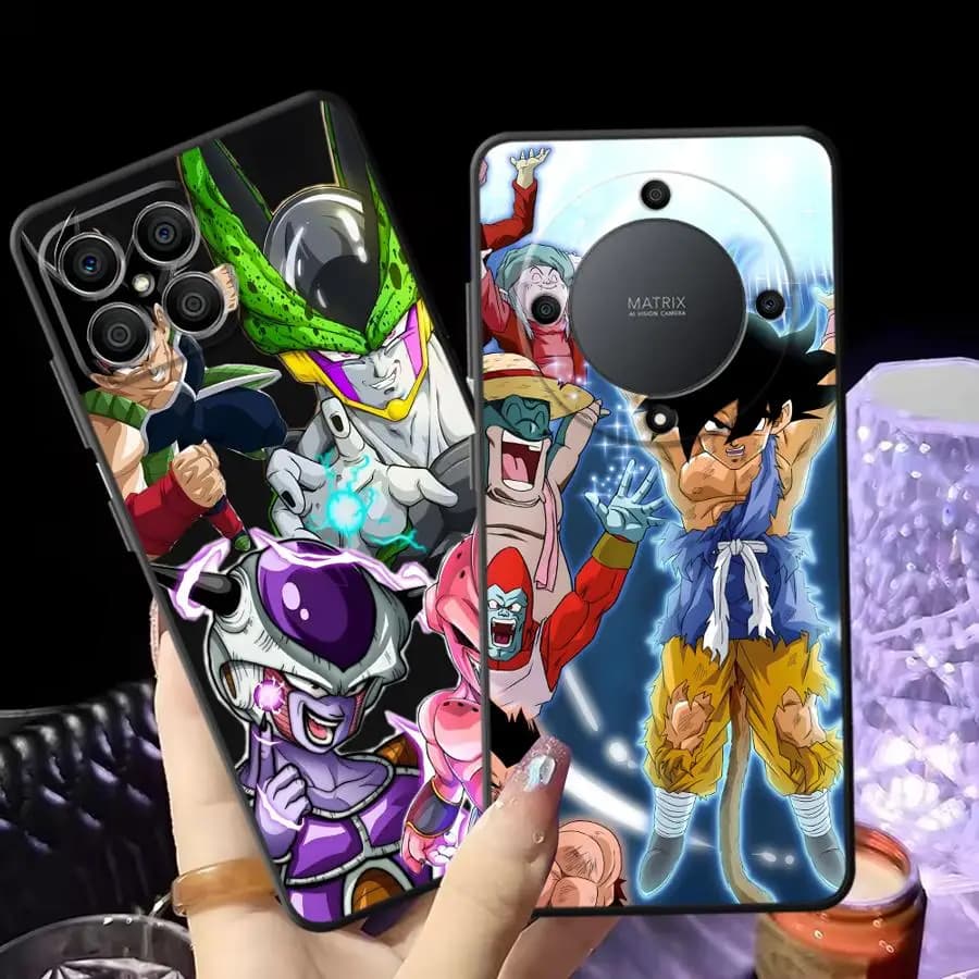 Funda Cover per Telefono per Huawei P20 Lite 2018 P30 P20 Pro P Smart 2019 P20 P40 Lite Dragons B-Aalls Z Majin Buu