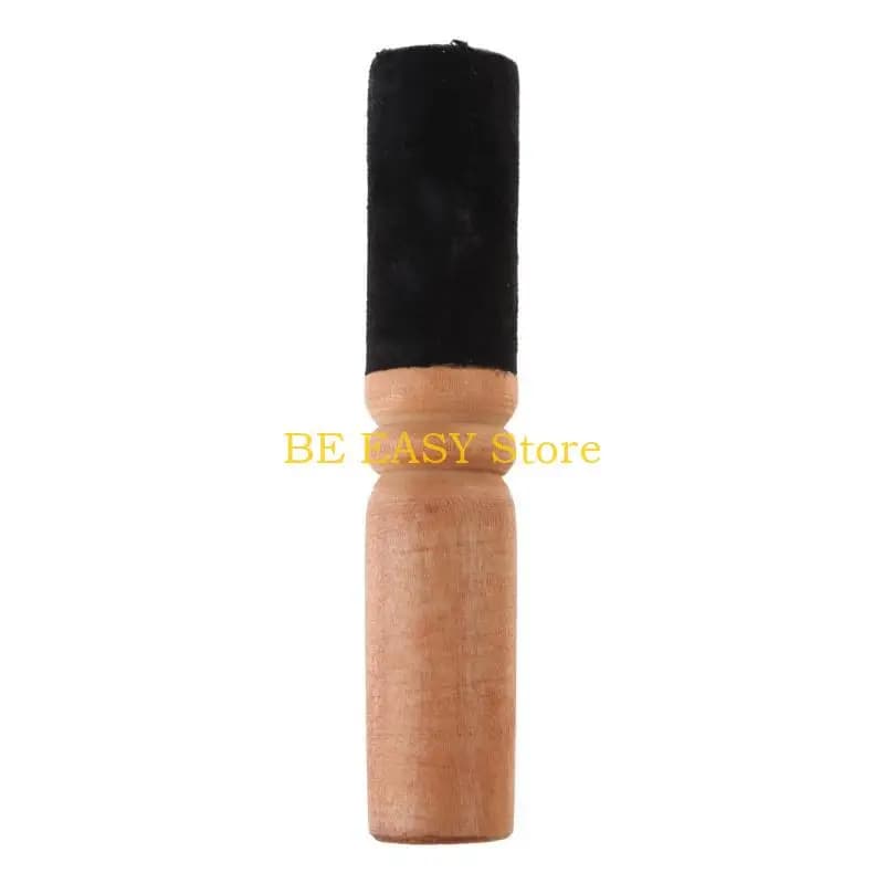 E28F Buddhist Meditation Wooden Singing Bowl Mallet Handmade Tibetan Singing Bowl Striker Stick