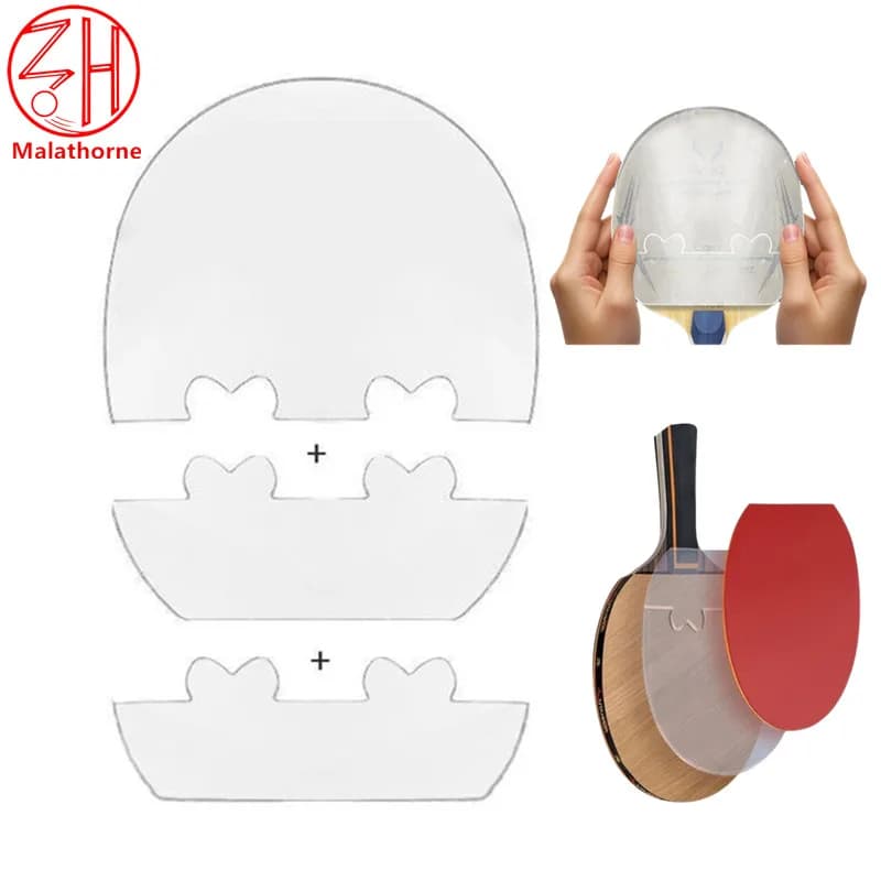 Tavola di Allineamento per Gomme da Ping Pong - Modello di Posizionamento per Racchette da Tennis da Tavolo, Strumento Fai-da-Te per una Posizionamento Precisa delle Gomme