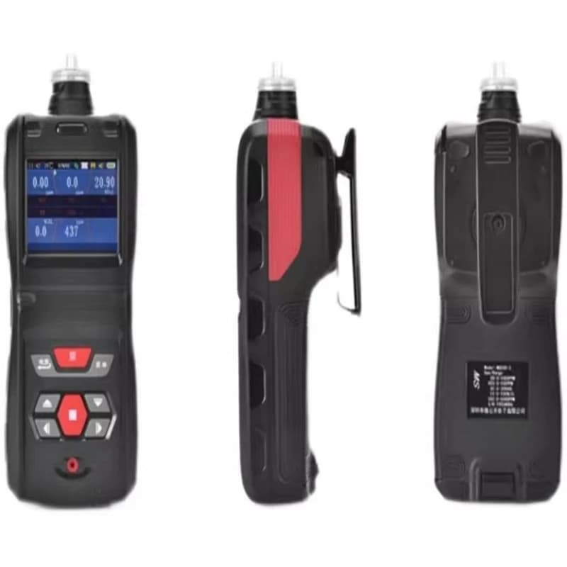 Rilevatore di gas portatile 5 in 1, rilevatore di monossido di carbonio