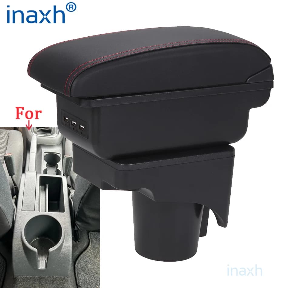 For Volkswagen Golf 6 Armrest box For VW Sagitar Car Armrest Interior details Retrofit parts Storage box car accessories USB