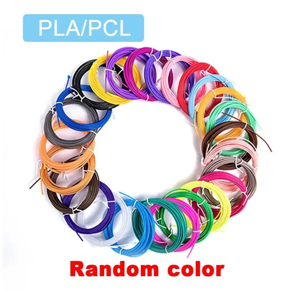 3D Printing Pen Consumables PLA 25M Colorful Odorless Plastic Filament Diameter 1.75 mm for 3D Printing Pen