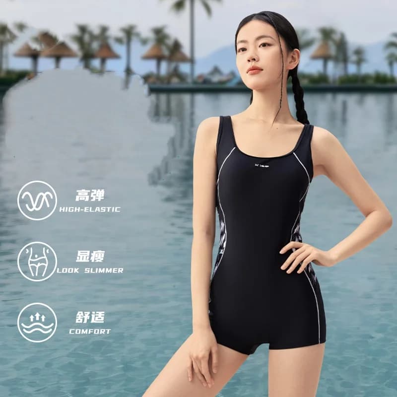 Sexy 361 Women's Indoor Swimwear for Open Water Sports, with Integrated Occhialini and Hood, Rapid Drying, Ideal for Surfing and Swimming