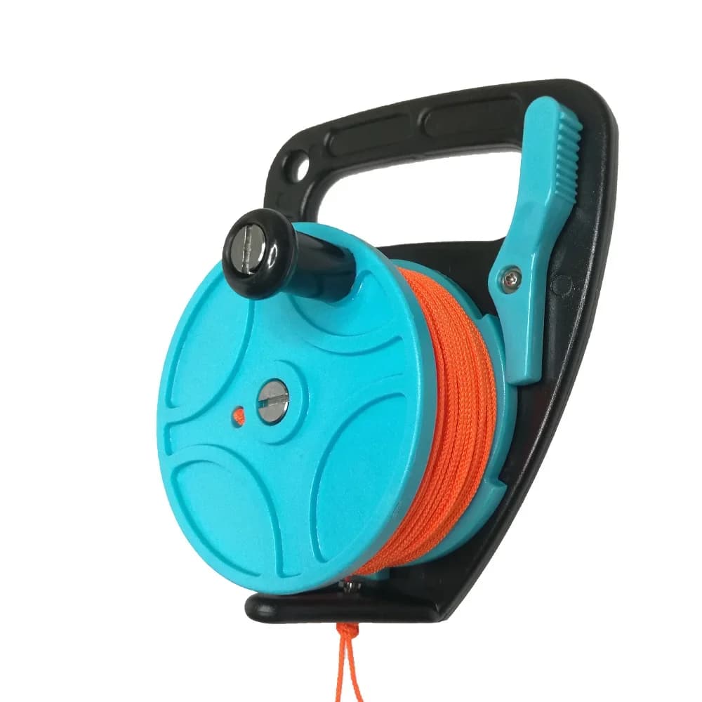 150ft/46M Underwater Scuba Spool with Handle, Pollic Scuba Scuba and Snorkeling