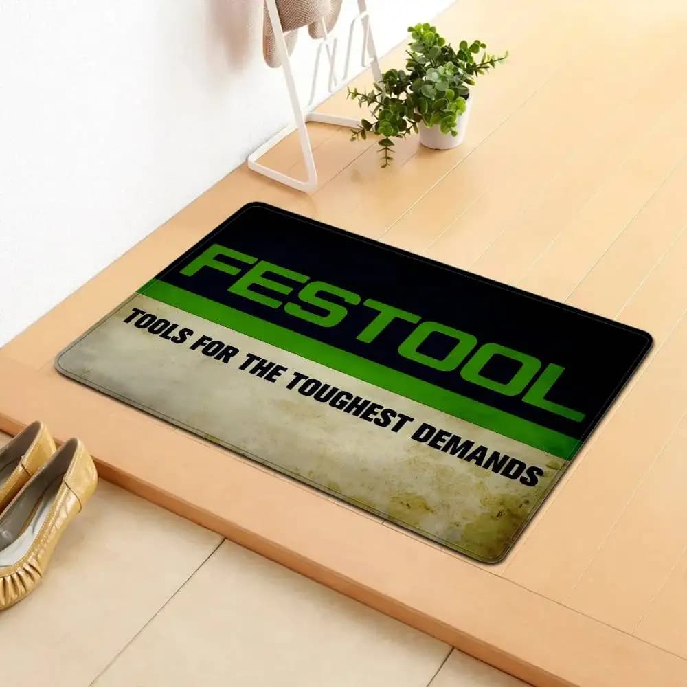 F-Festool Long Rugs Nordic Style Home Doormat Bathroom-Toilet Mats Bedroom Bedside Area Rugs