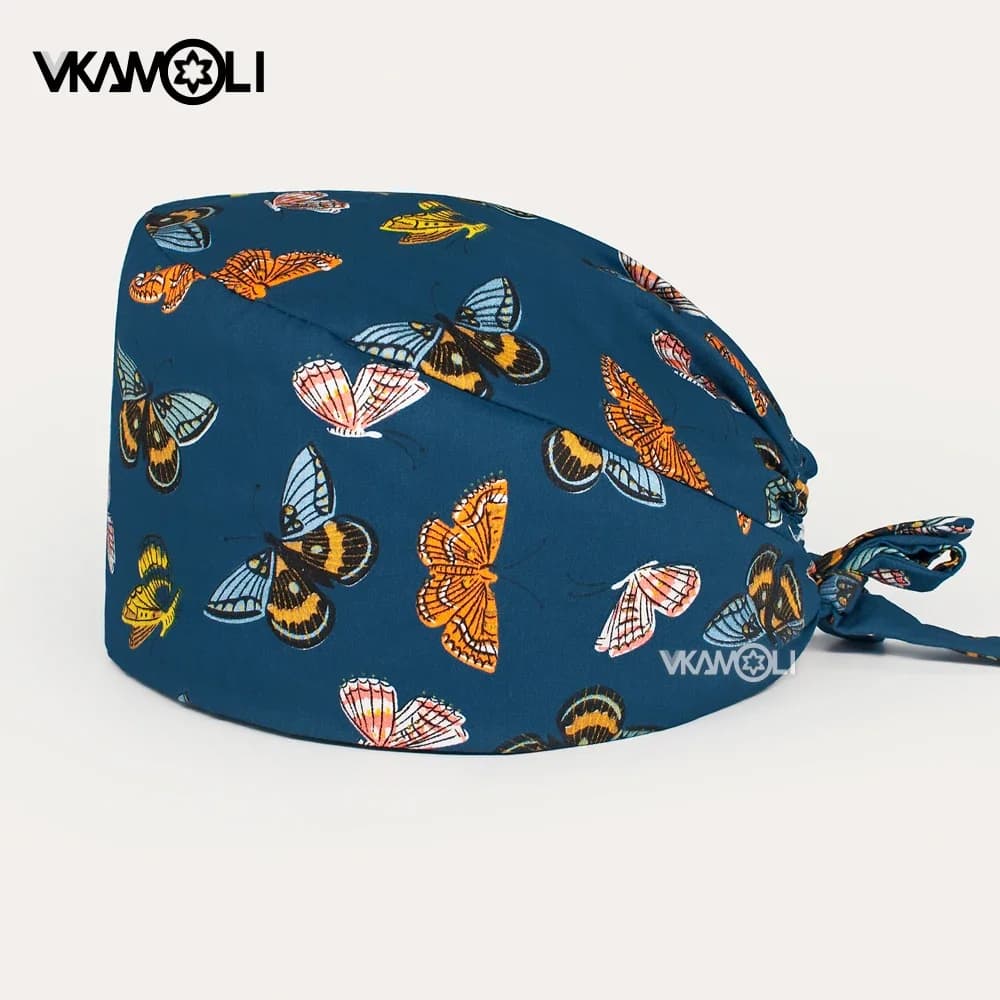 2026 New Scrubs Caps Pet Grooming Agency Work Scrubs Beauty Lab Nursing Scrubs Cap Gorro Enfermera Womens and Men